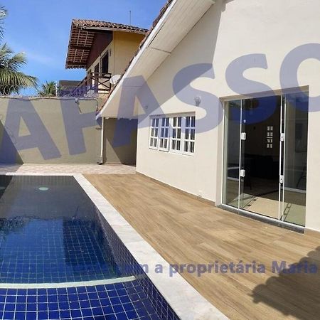 瓜鲁雅Casa Pe Na Areia Com Piscina A 10Mts Enseada别墅 外观 照片